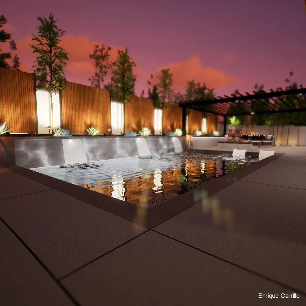 Professional yard maintenance in Henderson, NV by Inspirada Design