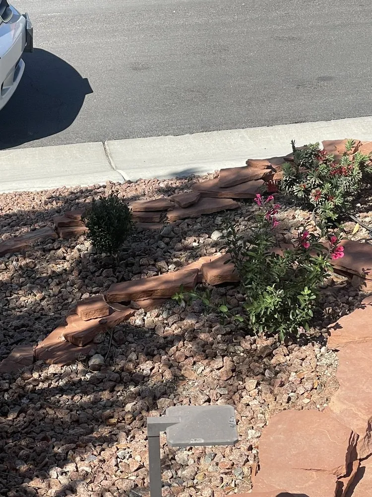 Custom yard maintenance with custom design in Henderson, NV by Inspirada Landscaping