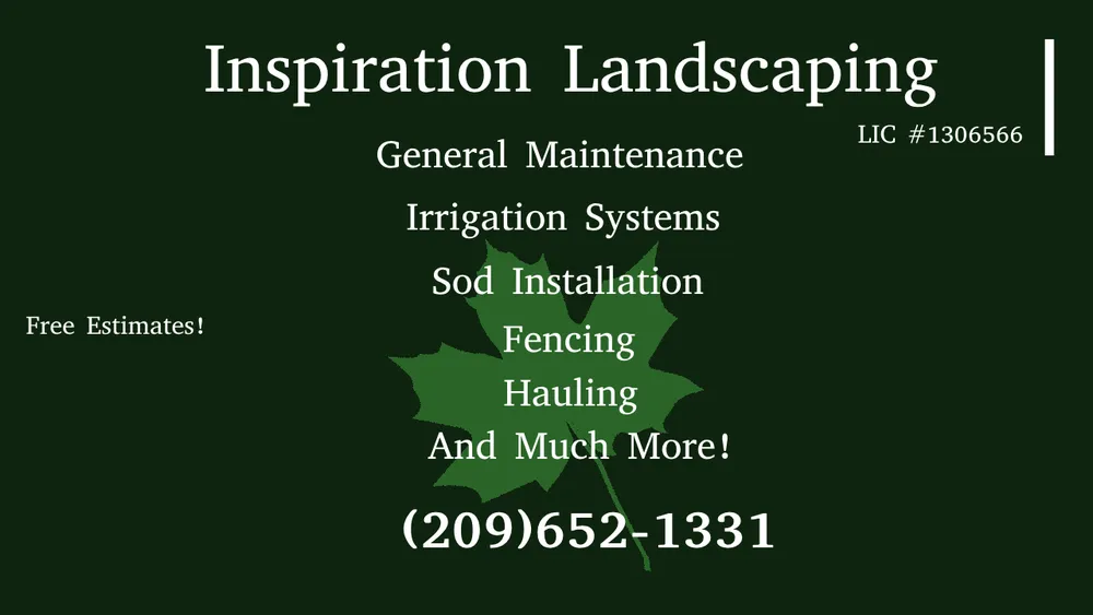 Expert outdoor landscaping experts serving Modesto, CA - Inspiration Landscaping and Maintenance