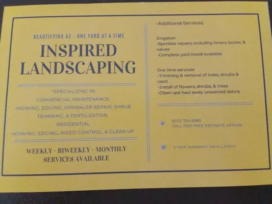 Inspired Landscaping Logo