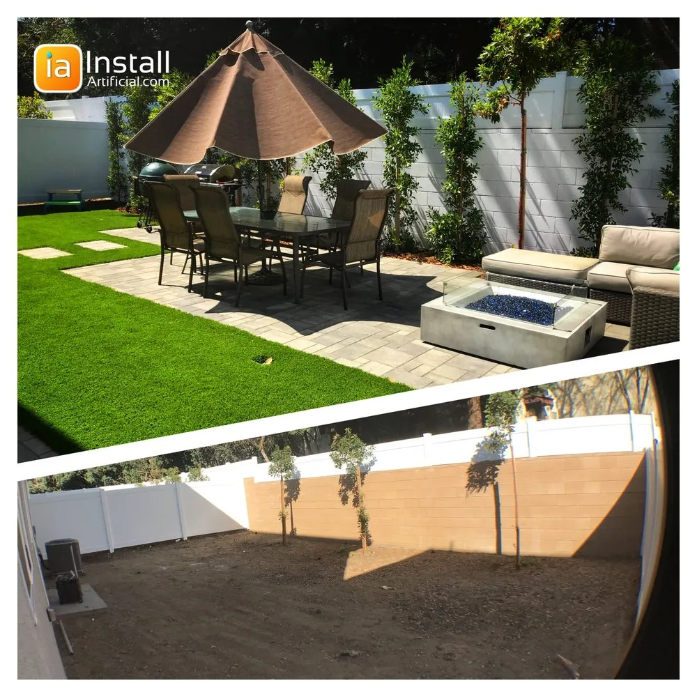 Local yard cleanup service with custom design in Woodland Hills, CA by Install Artificial Grass
