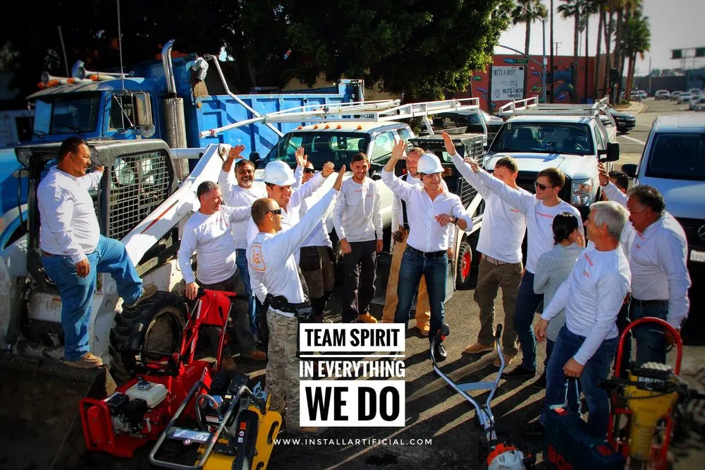 Professional lawn mowing service for year-round maintenance in Woodland Hills, CA by Install Artificial Grass