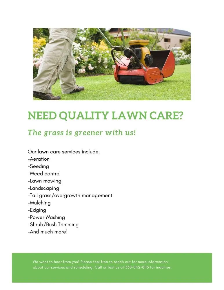 Local lawn mowing service for homes in Canton, OH by Integrital Home Solutions