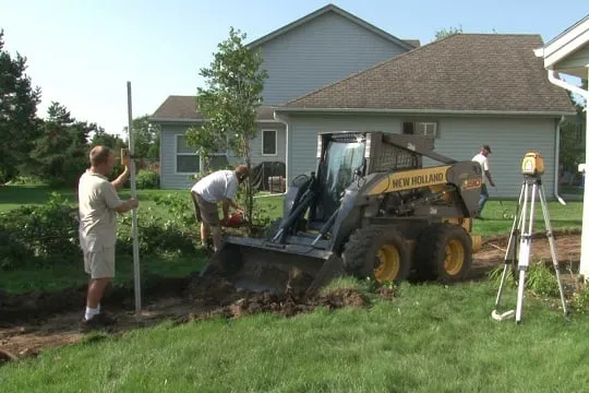 Expert landscape design in New Berlin, WI by Integrity Drainage Solutions