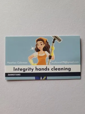Integrity Hands Cleaning Logo