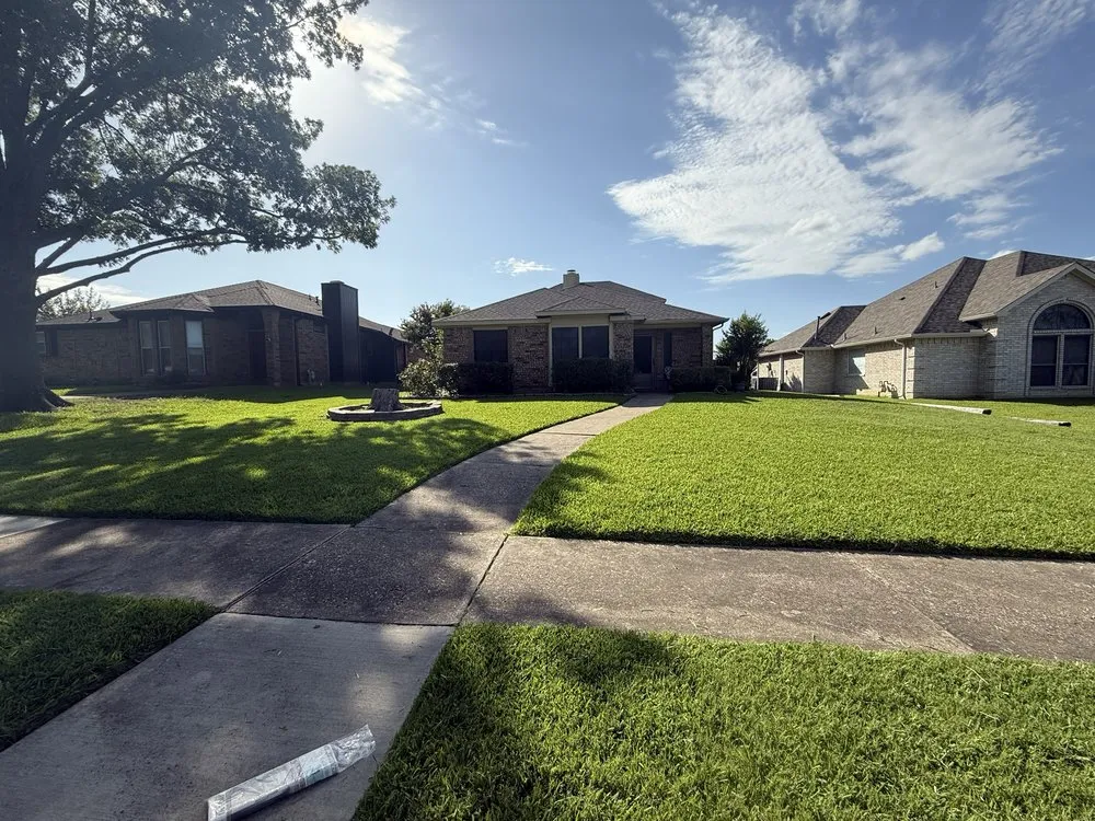 Professional landscape installation in Dallas, TX - Integrity Home Landscaping