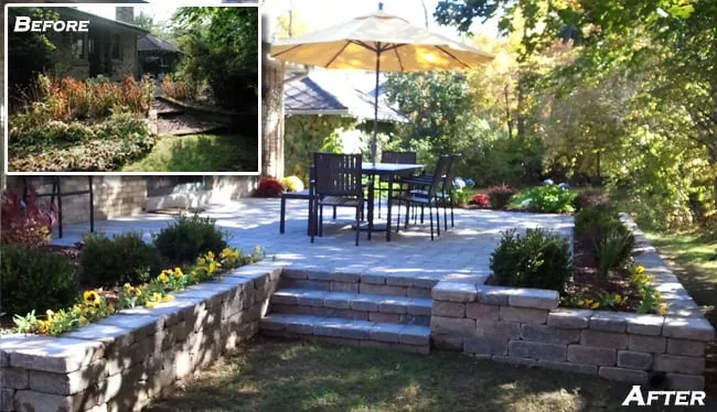 Professional garden landscaping in New Berlin, WI by Integrity Landscape Services