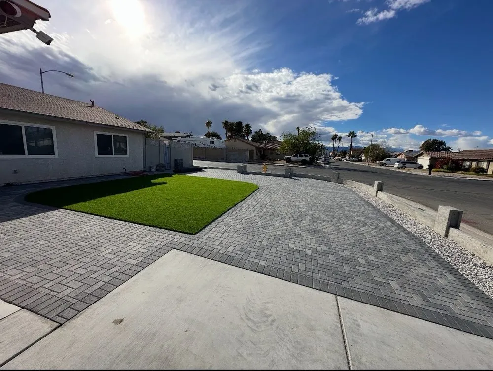 Top-rated lawn care service for homes in Las Vegas, NV by Integrity Landscapes