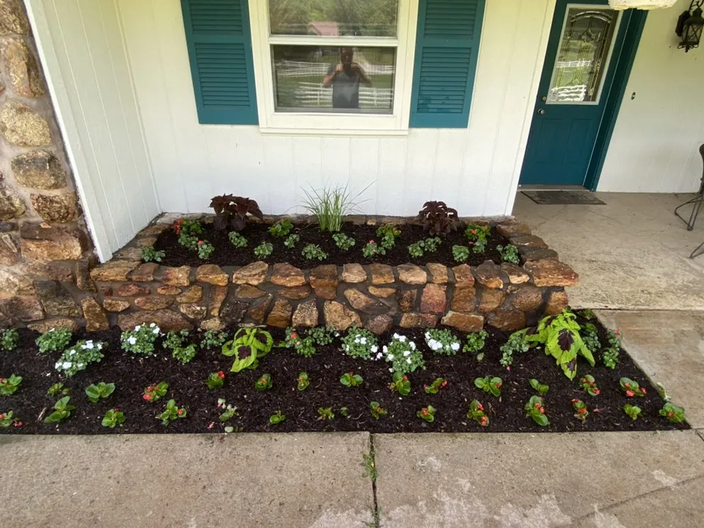 Local lawn mowing service with custom design in Ozark, MO by Integrity Landscapes