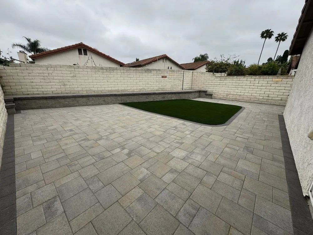 Reliable yard maintenance for homes in Vista, CA by Integrity Pavers and Turf