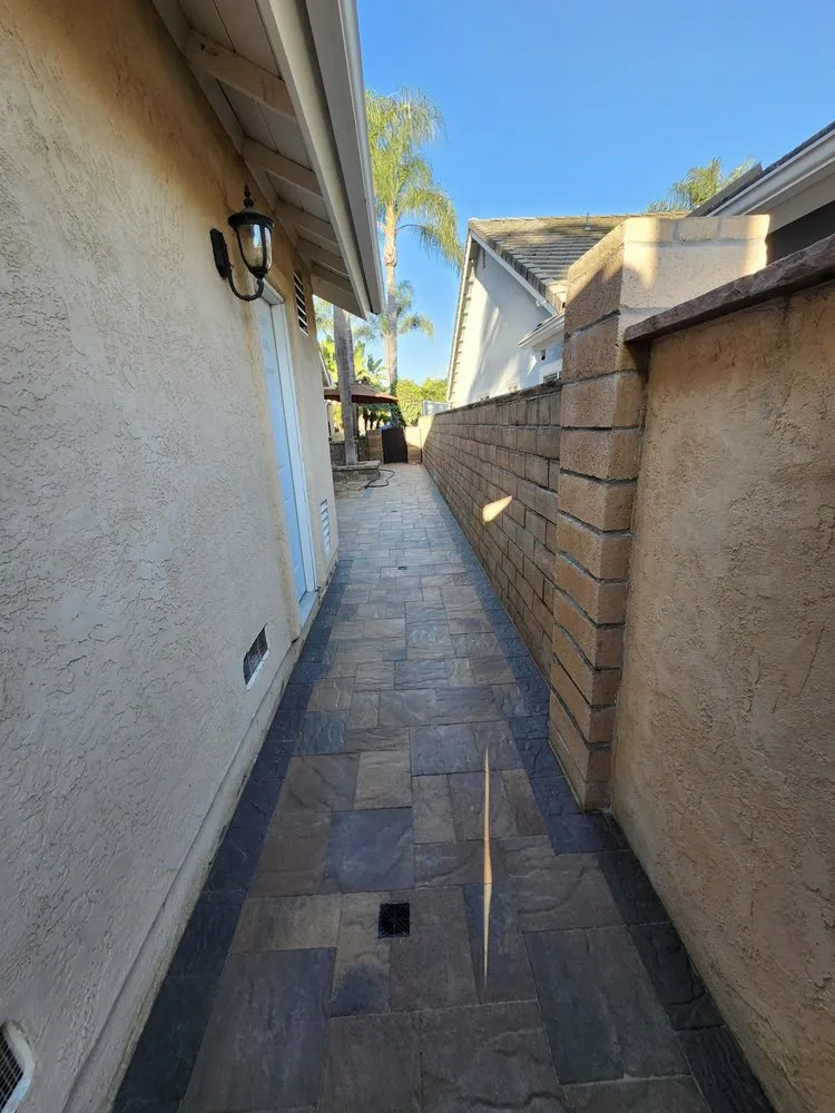 Custom garden landscaping with custom design across Vista, CA - Integrity Pavers and Turf