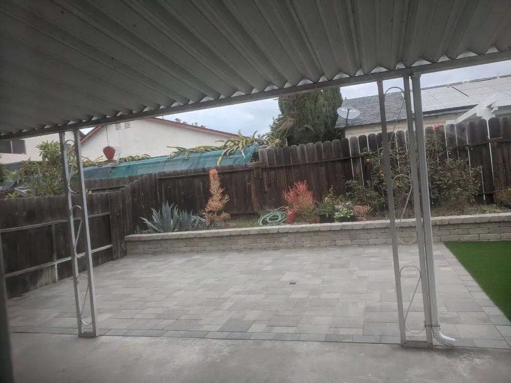 Custom landscape installation in Vista, CA by Integrity Pavers and Turf