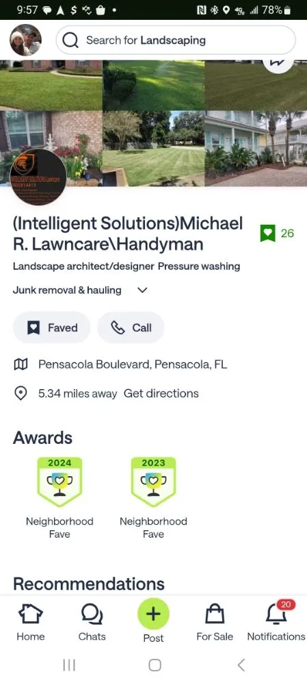 Trusted landscape installation for year-round maintenance in Orange Beach, AL by Intelligent Solutions Landscaping and Handyman