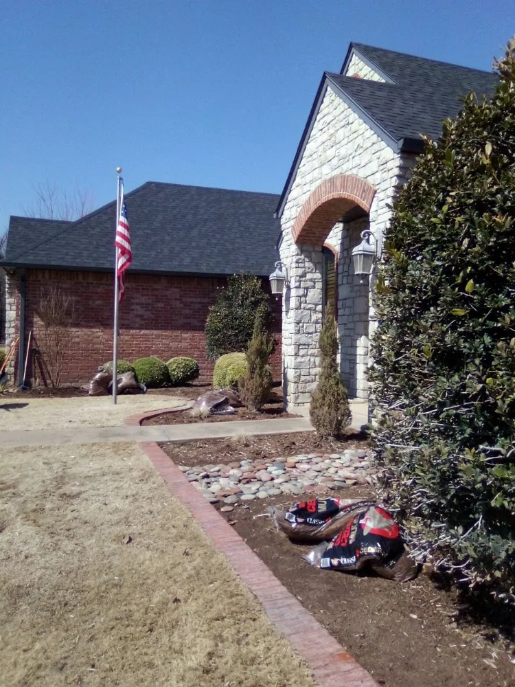 Local garden landscaping for homes in Guthrie, OK by Intergity Lawns