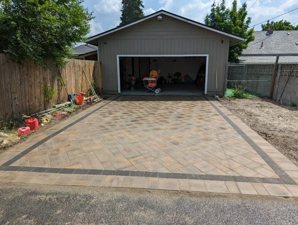 Custom landscaping services in Spokane, WA by Interlock Hardscape