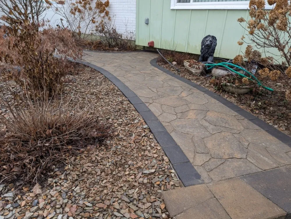 Custom landscape installation in Spokane, WA - Interlock Hardscape