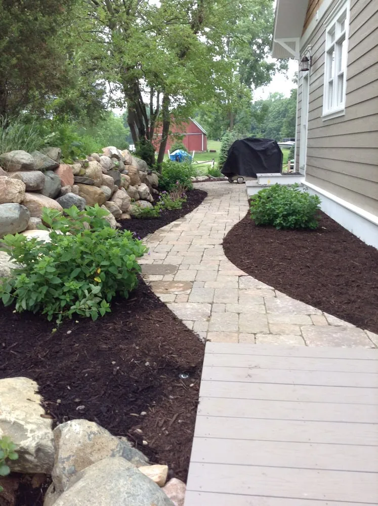 Top-rated outdoor landscaping for residential properties across Jackson, MI - Interlock Landscaping