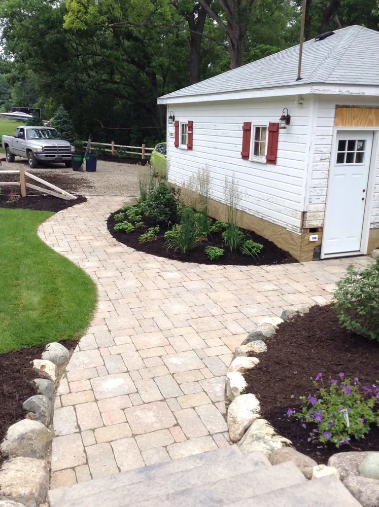 Trusted lawn mowing service with custom design across Jackson, MI - Interlock Landscaping