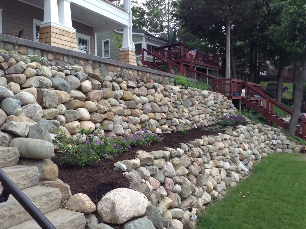 Professional yard cleanup service for homes in Jackson, MI by Interlock Landscaping