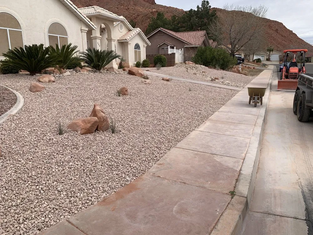 Professional lawn care service for homes in St. George, UT by Intrepid Landscapes