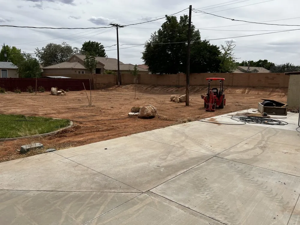 Professional lawn mowing service for residential properties in St. George, UT by Intrepid Landscapes