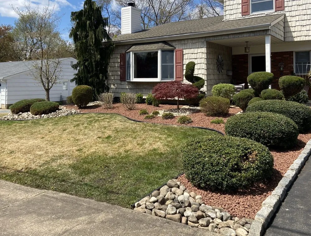 Professional landscape installation for residential properties across East Brunswick, NJ - Iovino's Landscaping