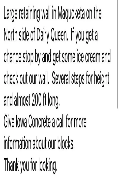 Affordable outdoor landscaping in Maquoketa, IA - Iowa Concrete Products And Monuments