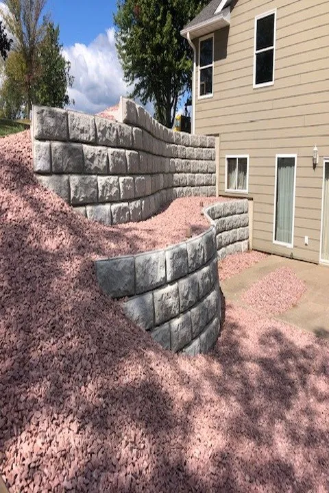 Professional landscape design in Maquoketa, IA by Iowa Concrete Products And Monuments