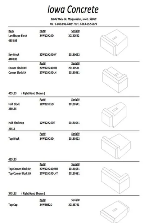 Reliable landscaping services in Maquoketa, IA by Iowa Concrete Products And Monuments