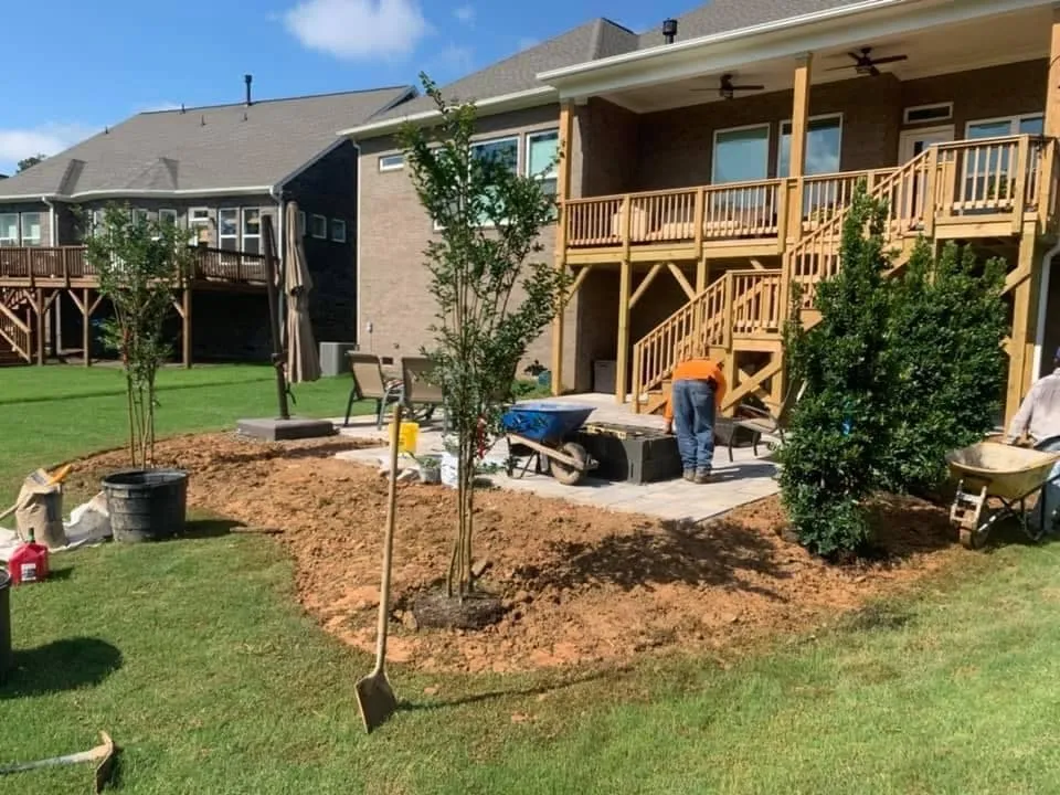 Professional landscape installation in Wingate, NC by IR Landscape & Hardscape
