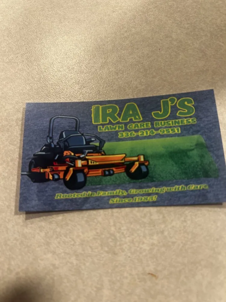 Top-rated lawn mowing service for residential properties across Leasburg, NC - Ira J’s Lawn Care Business