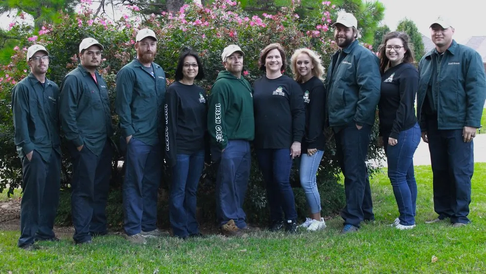 Local yard cleanup service for year-round maintenance in Moore, OK by Irish Green Lawn Care