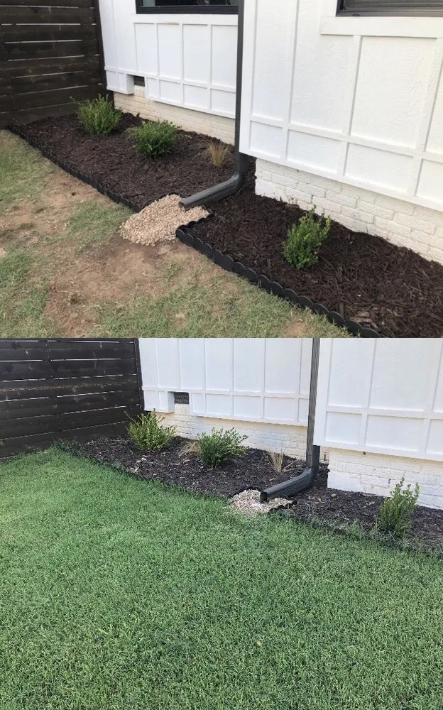 Custom yard cleanup service in Moore, OK - Irish Green Lawn Care
