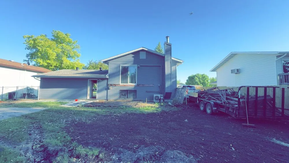 Custom garden landscaping for residential properties in North River, ND by Iron Plains Services