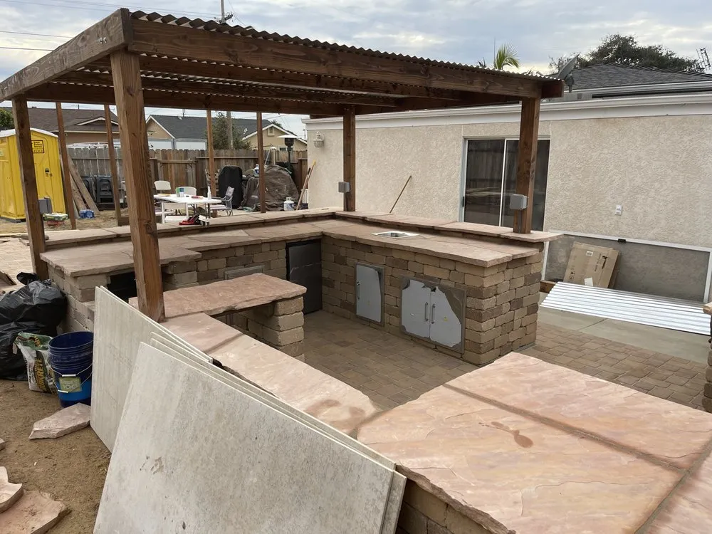 Custom yard cleanup service for residential properties in Montgomery, AL by Iron Rock Creations