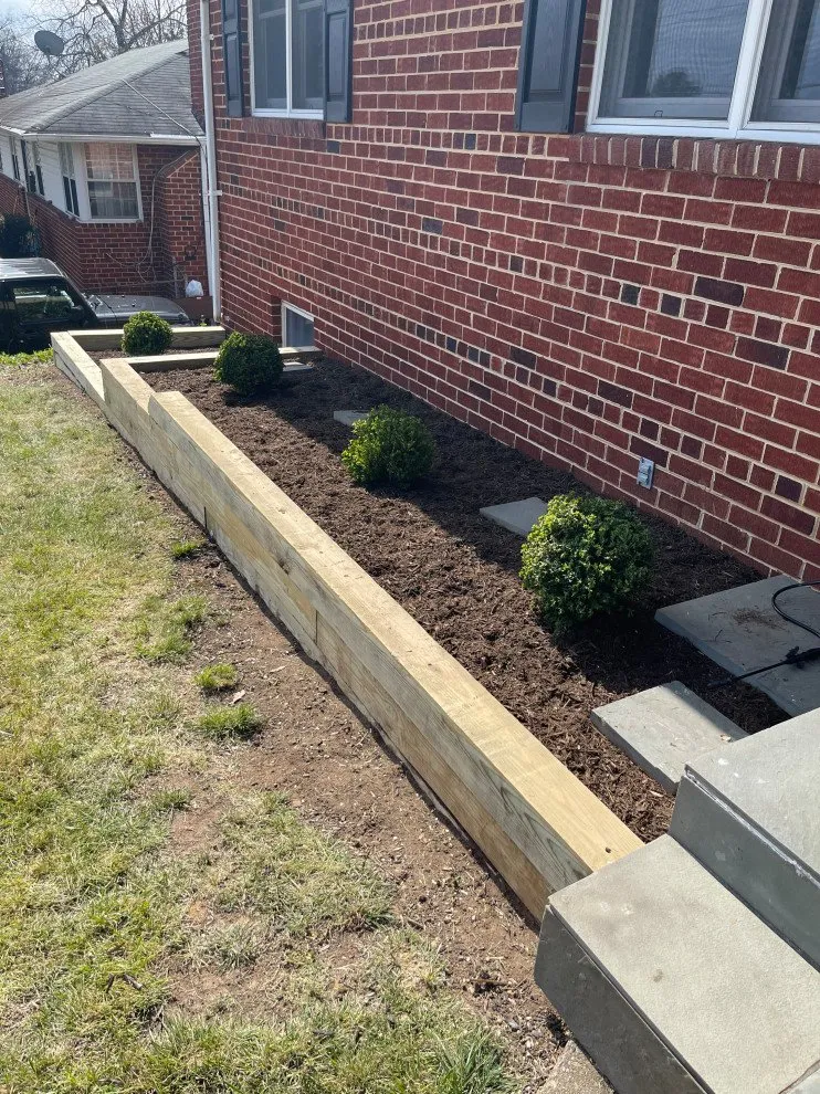 Professional outdoor landscaping with custom design in Alexandria, VA by Iron Will Landscaping