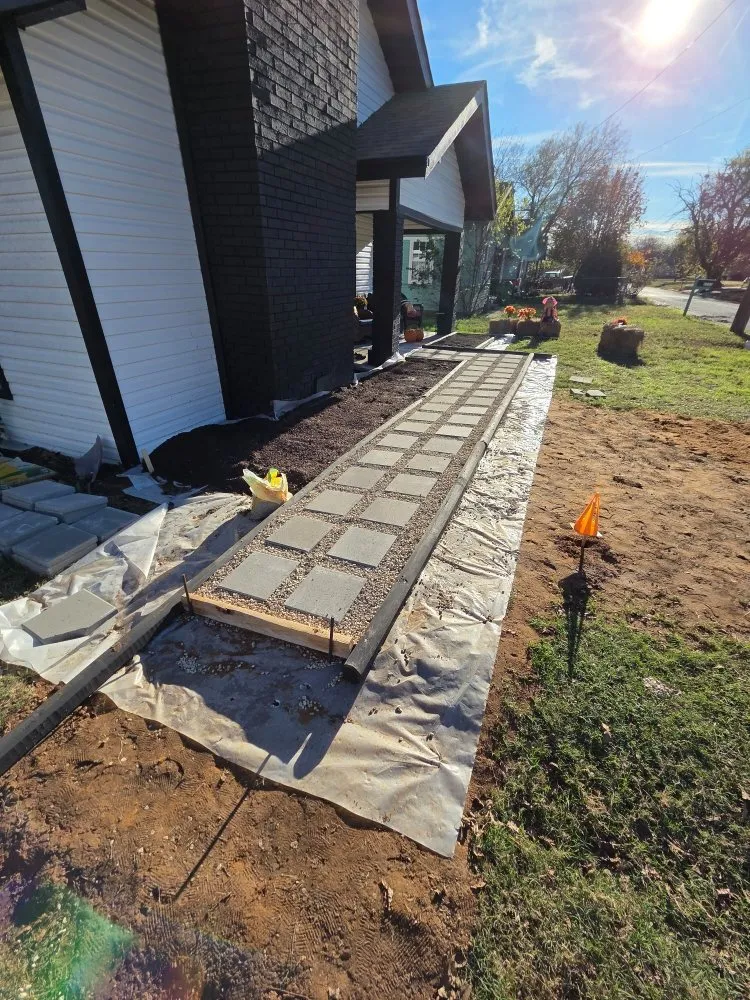 Reliable landscape installation in Corinth, TX by IronClad Clearing & Hauling