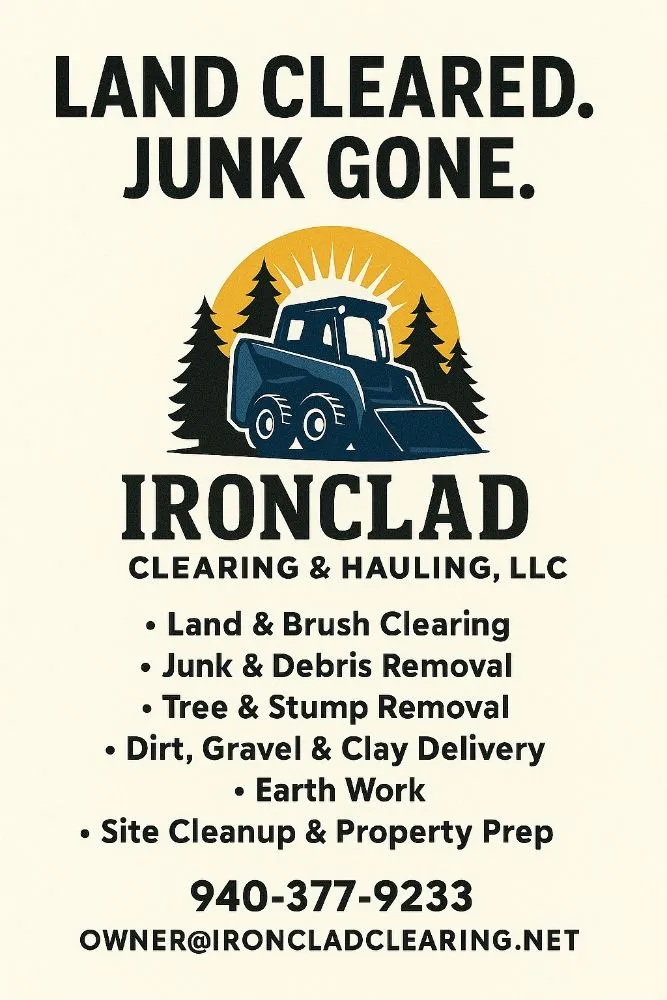 Professional lawn mowing service near you in Corinth, TX by IronClad Clearing & Hauling
