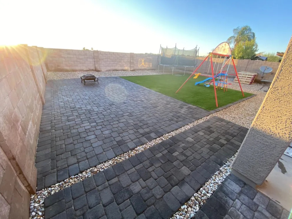 Affordable landscaping services in Buckeye, AZ by Ironhand Hardscape