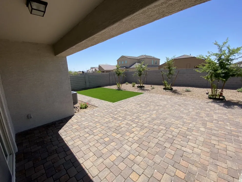 Affordable landscape design for year-round maintenance in Buckeye, AZ by Ironhand Hardscape