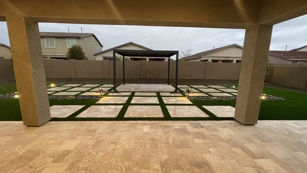 Top-rated landscape design for year-round maintenance in Buckeye, AZ by Ironhand Hardscape