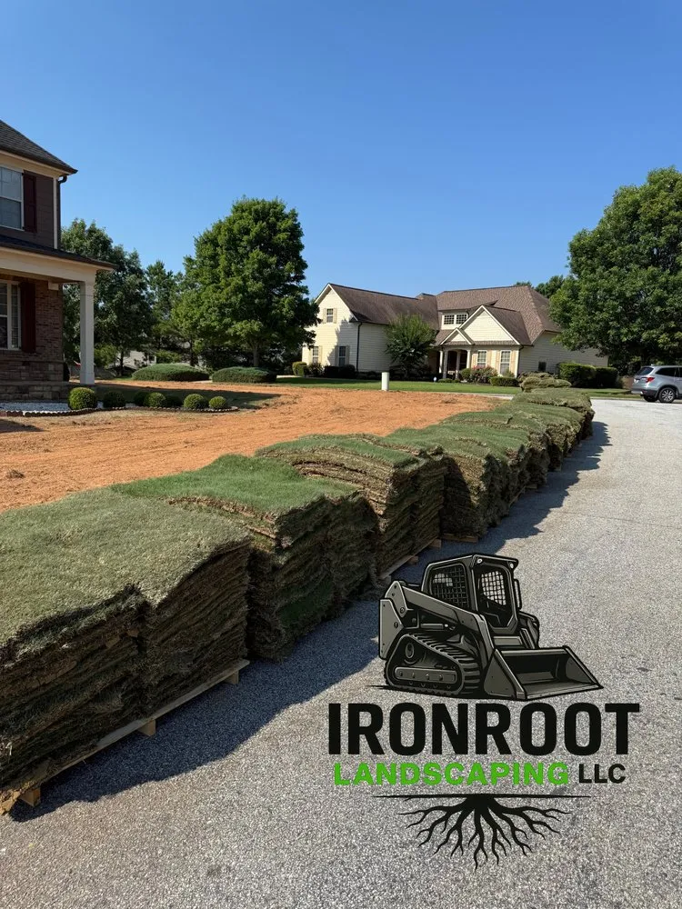Custom lawn care service in White, GA - Ironroot Landscaping