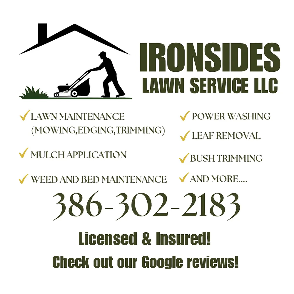 Affordable lawn mowing service in Palm Coast, FL by Ironsides Lawn Service