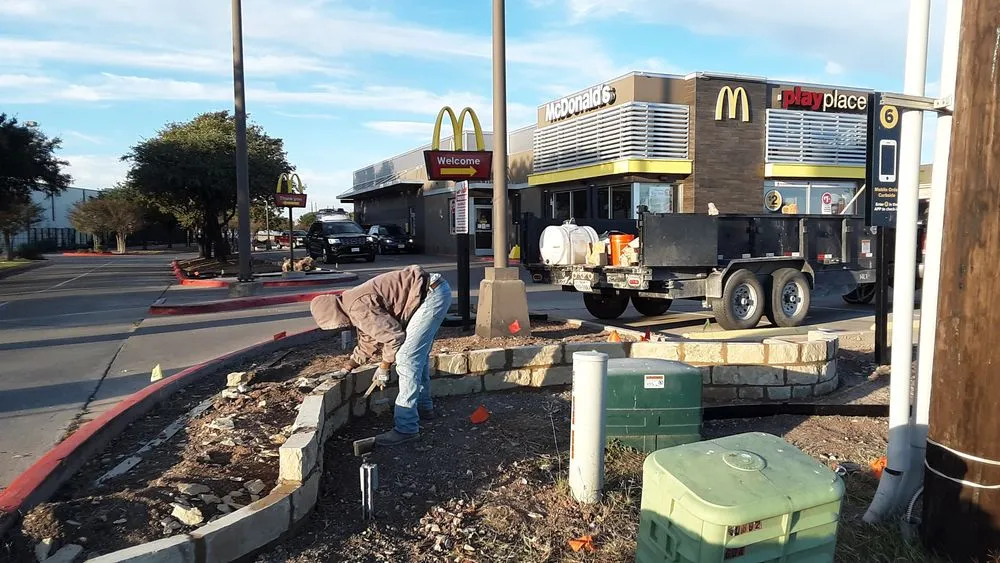 Custom residential landscaping in Hutto, TX - Ironstream