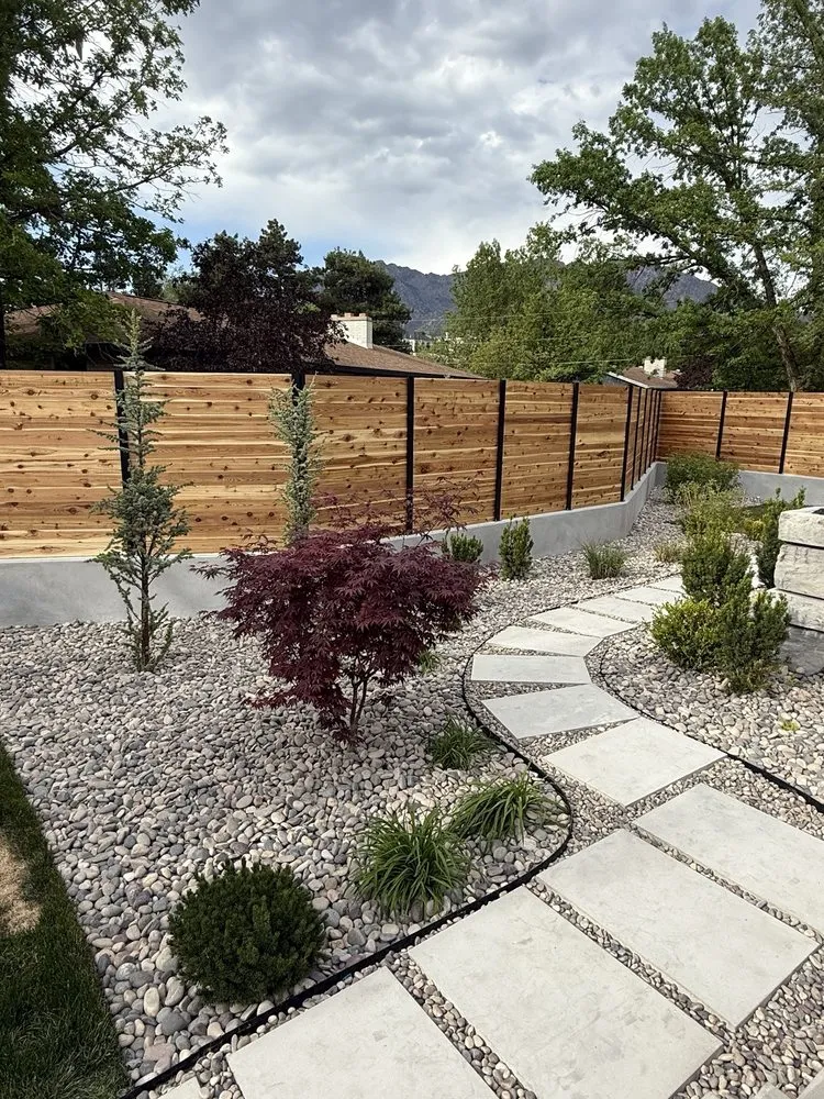 Custom residential landscaping for beautiful yards in Sandy, UT by Ironwood Landscaping