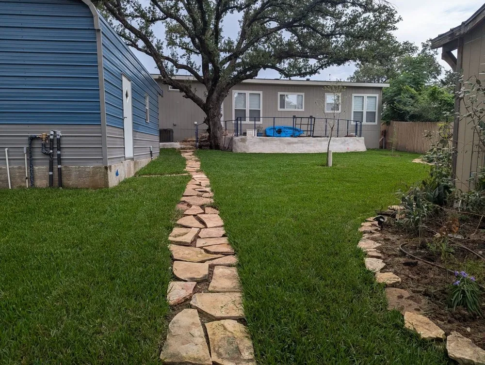 Professional lawn mowing service for year-round maintenance in Austin, TX by Irrigation Pro Services