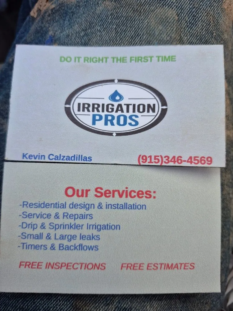 Local yard cleanup service in El Paso, TX - Irrigation Pros
