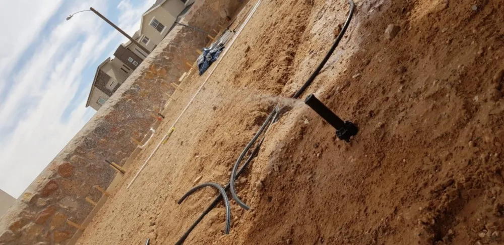 Professional landscape installation in El Paso, TX by Irrigation Pros