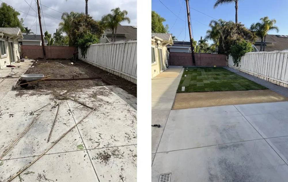 Professional yard cleanup service in Santa Ana, CA by Irrigation Pros