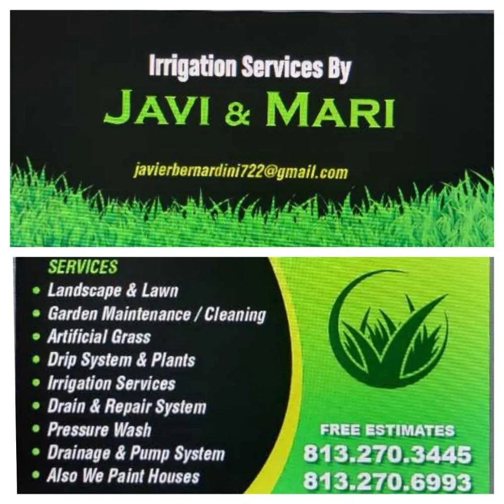 Professional landscape installation in Tampa, FL - Irrigation services By Javi & Mari